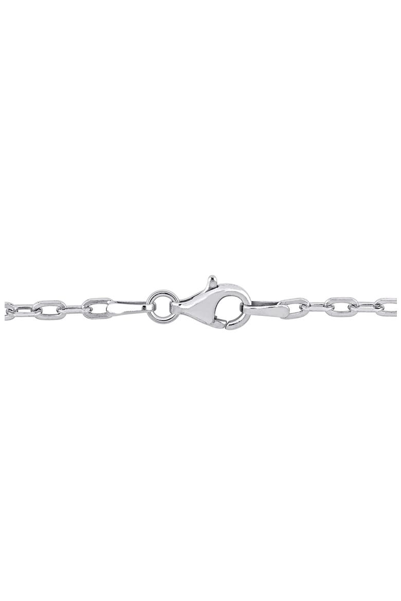 Sterling Silver Diamond Cut Curb Chain Necklace, Alternate, color, SILVER