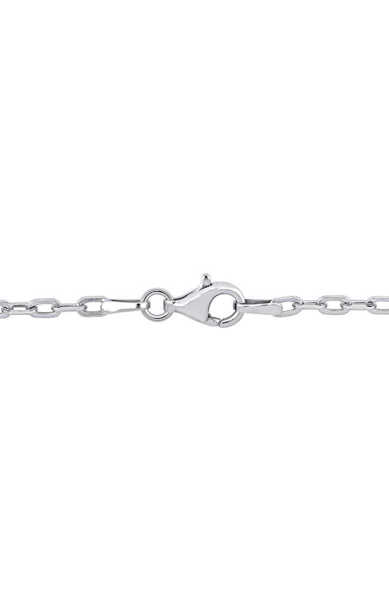 DELMAR Sterling Silver Diamond Cut Curb Chain Necklace, Alternate, color,