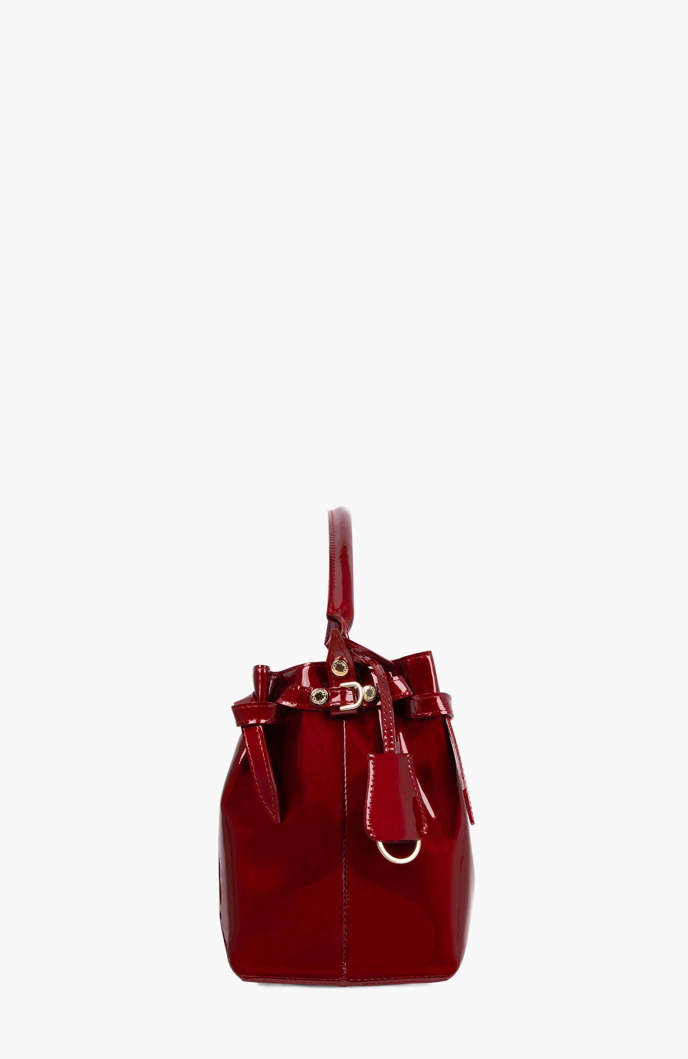 Midnight Rouge 627 Limited Edition Patent Leather Handbag, Alternate, color, Red