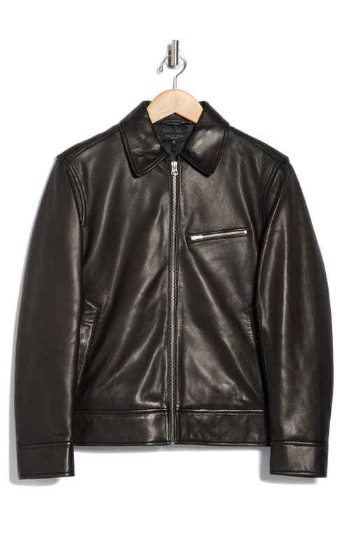 Rag & Bone Manon Leather Jacket In Black