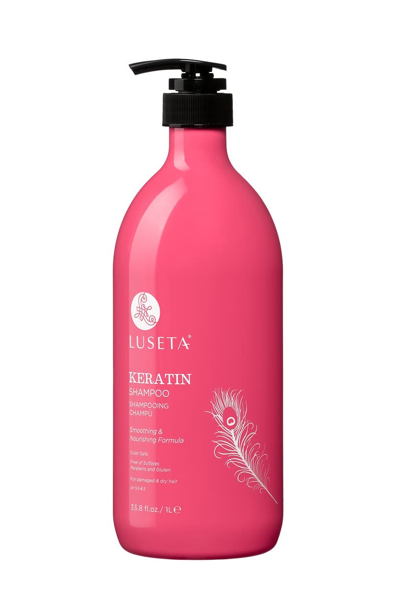 Keratin Smooth Shampoo, Main, color, PINK