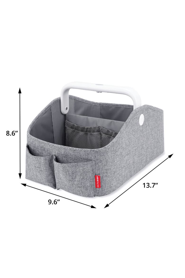Light Up Diaper Caddy, Alternate, color, GREY