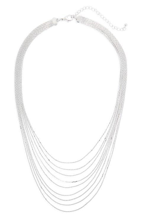 Multichain Layered Necklace
