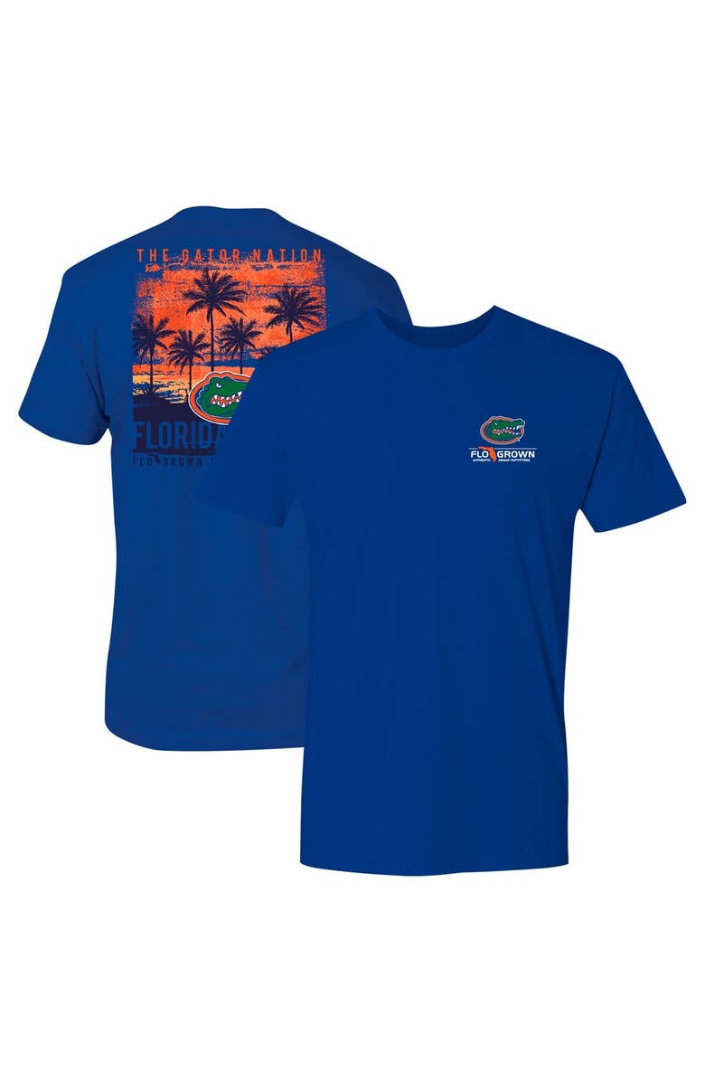 FLOGROWN Men's Royal Florida Gators Best Coast Sunset T-Shirt, Alternate, color, 