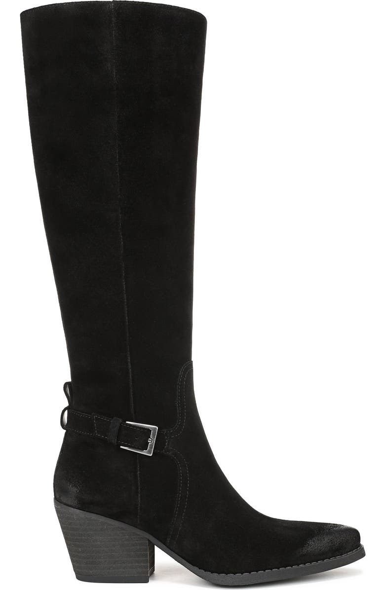 Sam Edelman Wren Buckle Knee High Boot, Alternate, color, Black