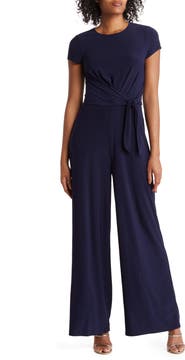 Vince Camuto Ity Side Waist Tie Jumpsuit