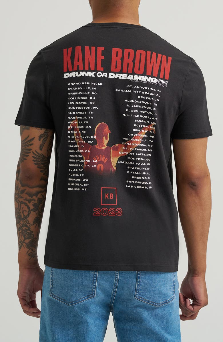 Wrangler Kane Brown Graphic T-Shirt, Alternate, color, Jet Black