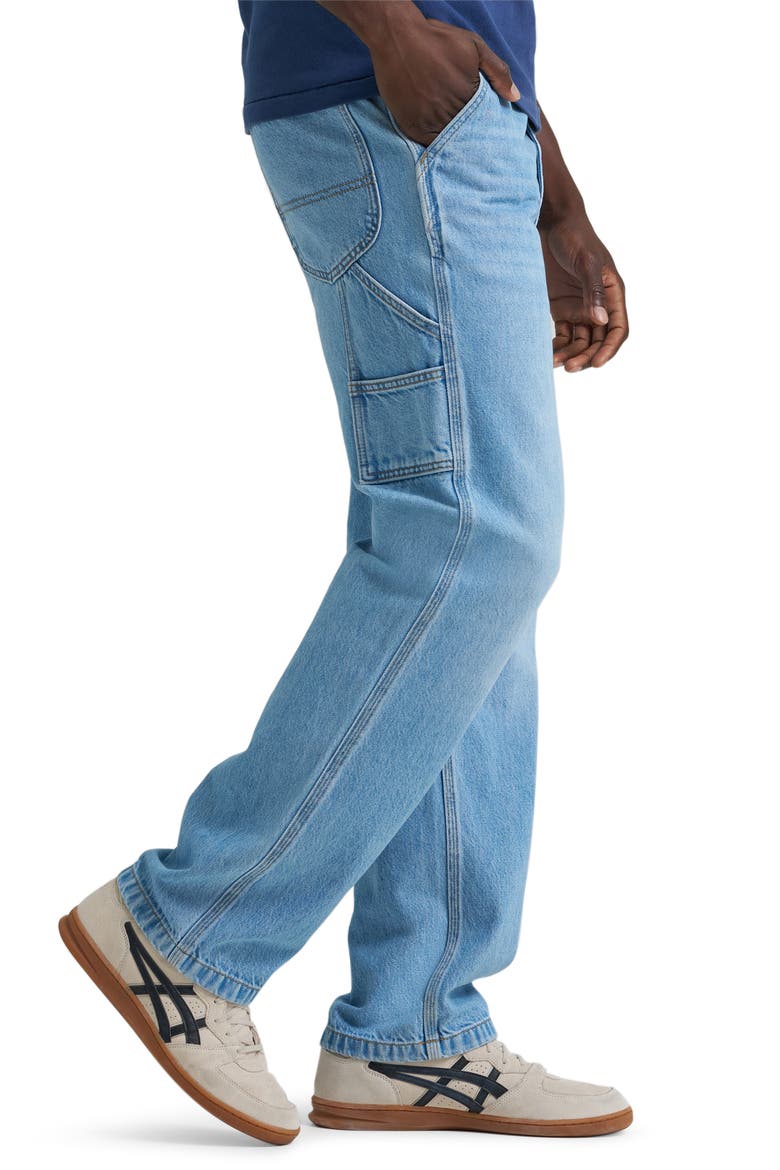 Loose Straight Carpenter Jeans, Alternate, color, IRONY BLUE