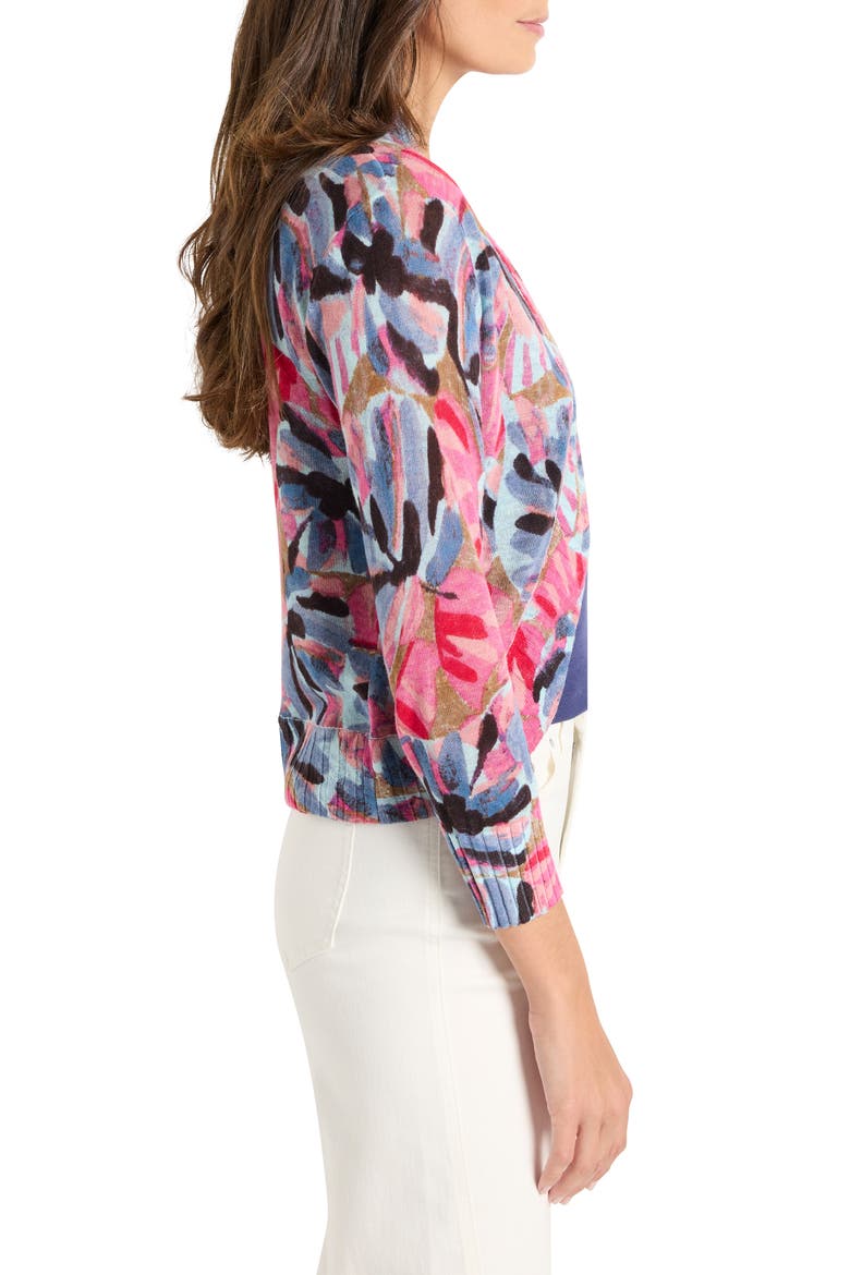 Firework Foliage Bolero Cardigan, Alternate, color, BLUE MULTI