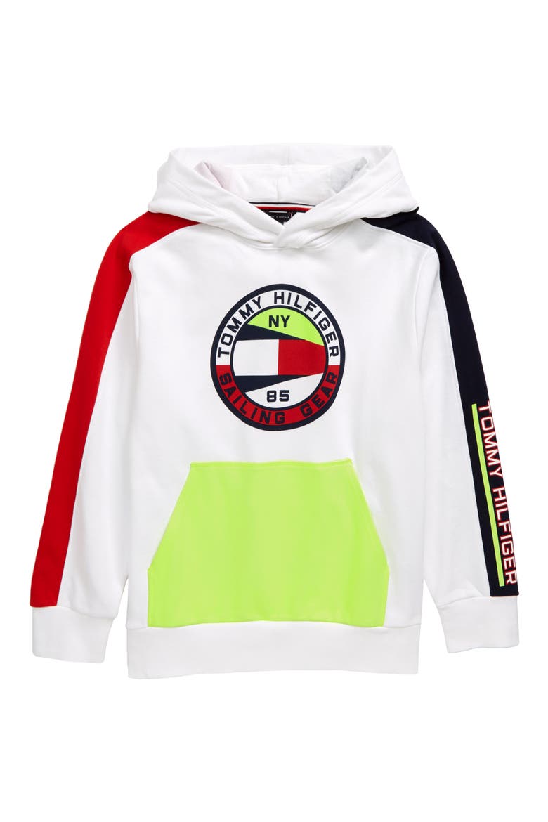 Logo Hoodie, Main, color, BRIGHT WHITE