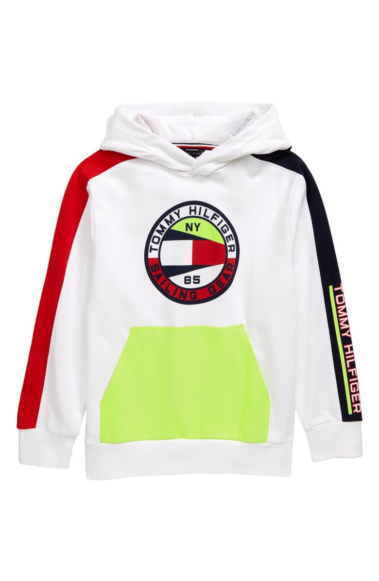 Tommy Hilfiger Logo Hoodie, Main, color, 