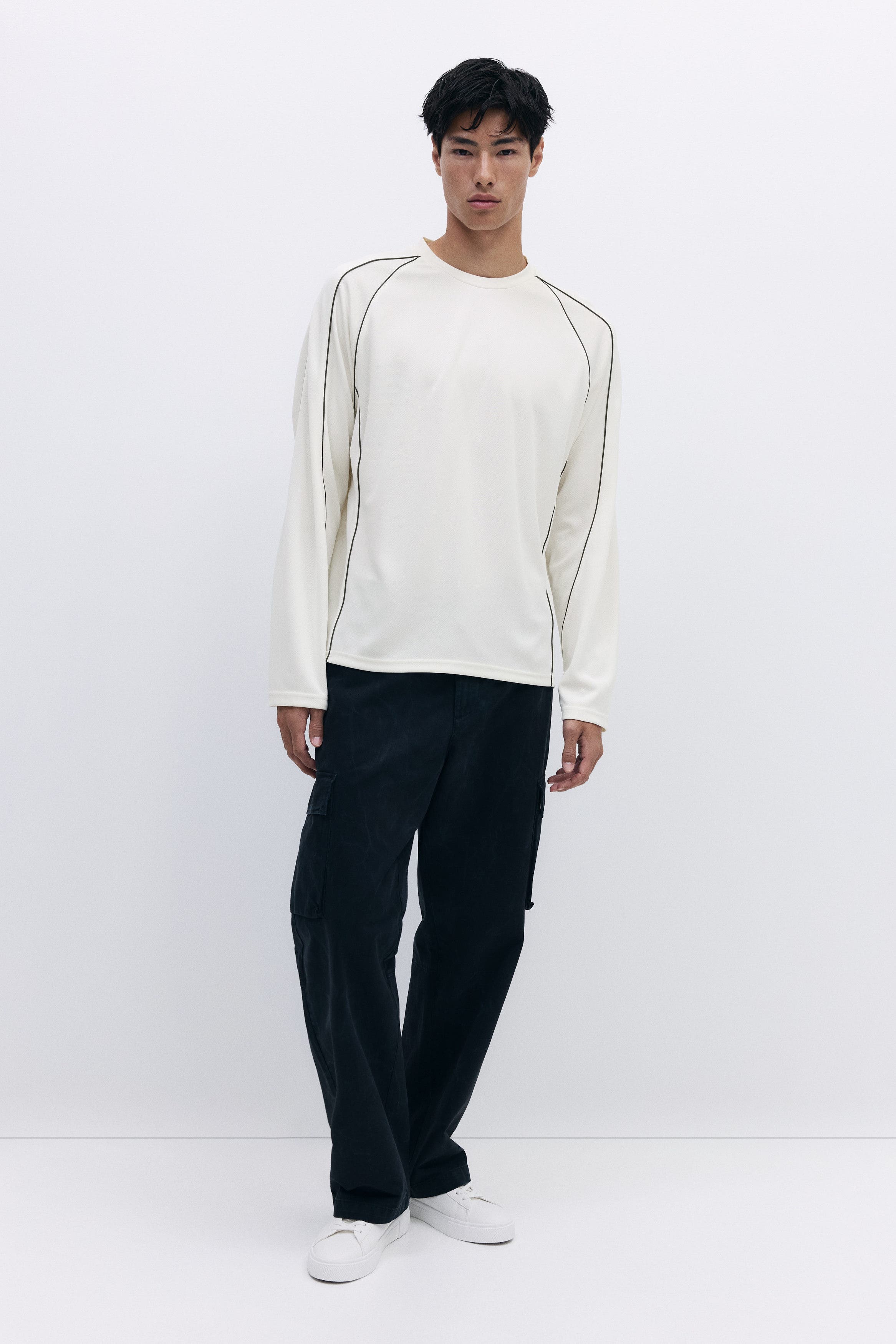 Loose-fit mesh shirt - image 2