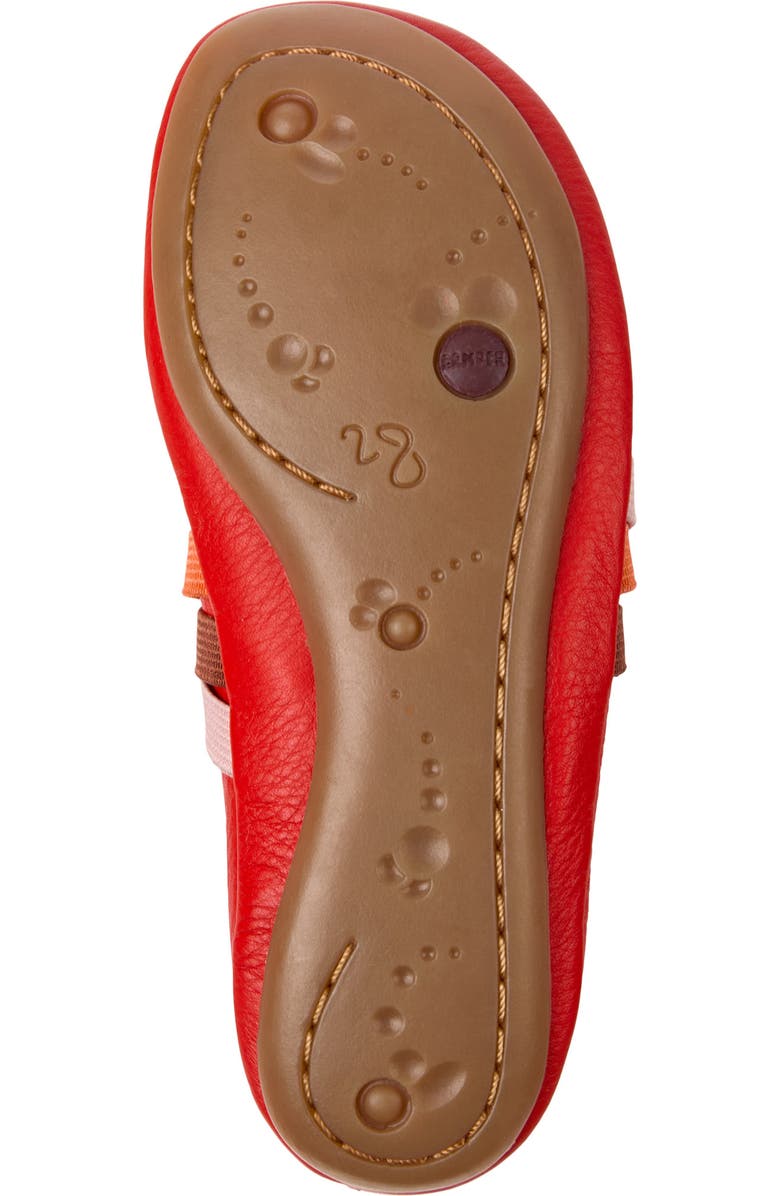 Camper Kids' Right Twins Ballet Flat, Alternate, color, Bright Red