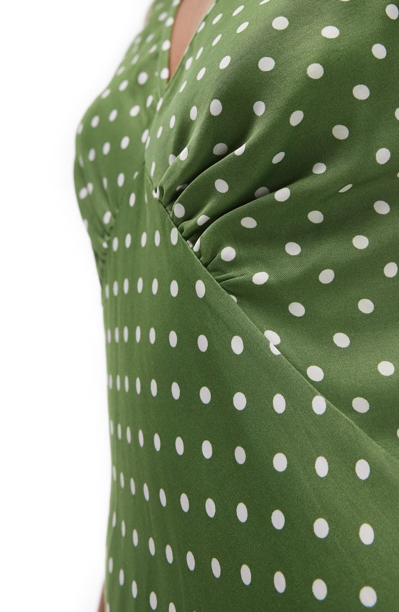 Topshop V-Neck Empire Waist Maxi Dress, Alternate, color,