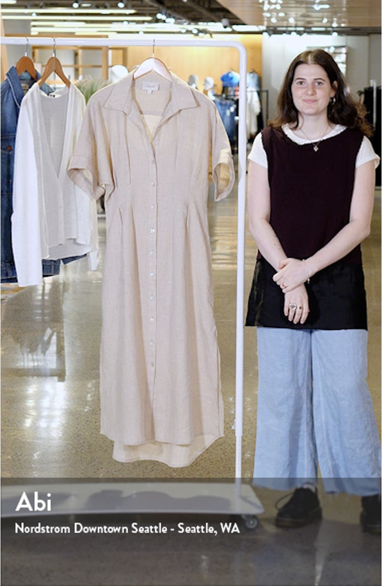 Gili Linen Shirtdress, sales video thumbnail