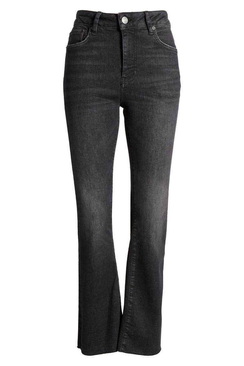 Le Crop Mini Boot Raw Hem Jeans, Alternate, color, CLAUDIUS