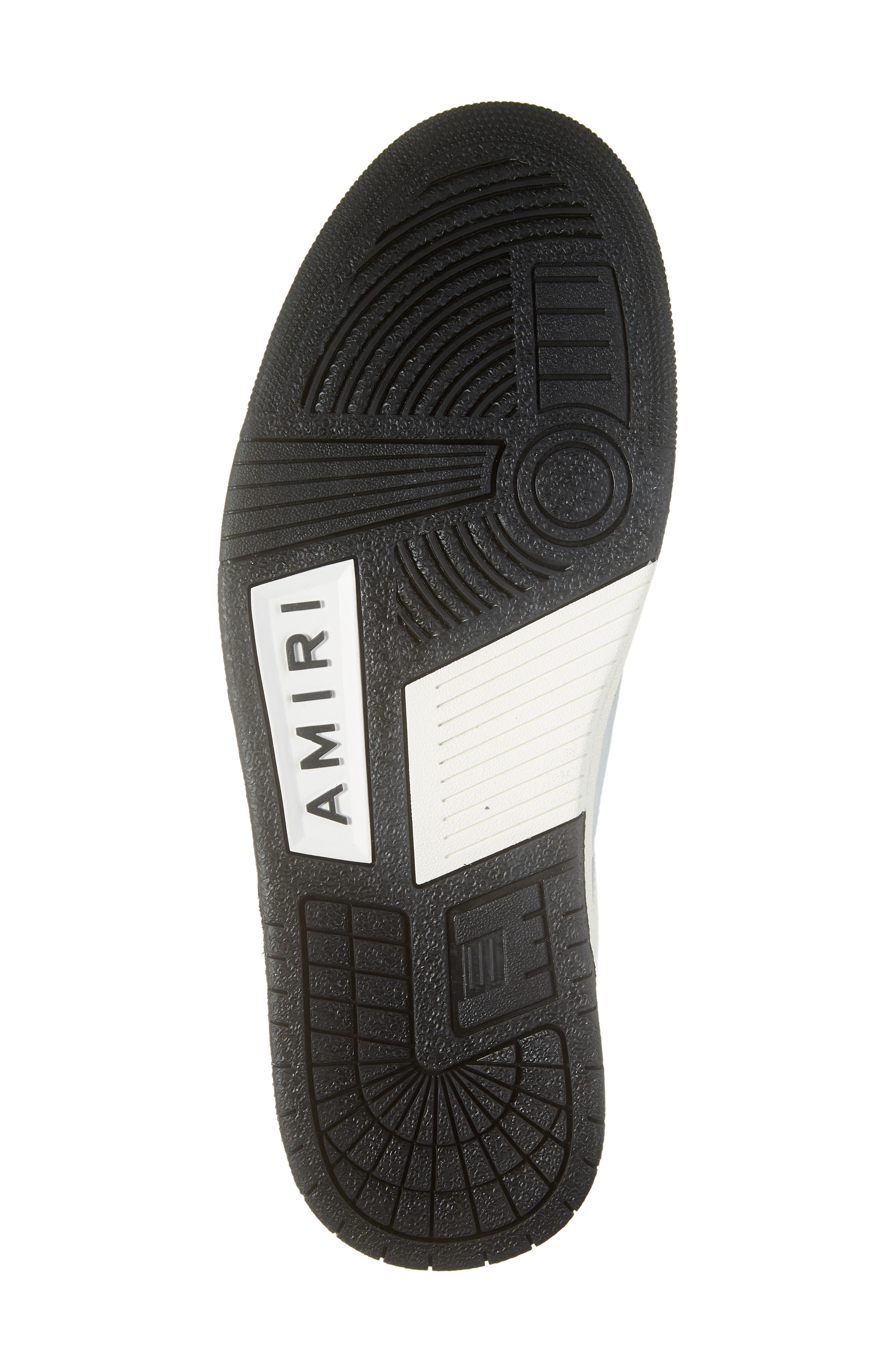 AMIRI Skeleton Low Top Sneaker, Alternate, color, 004 - Black / White