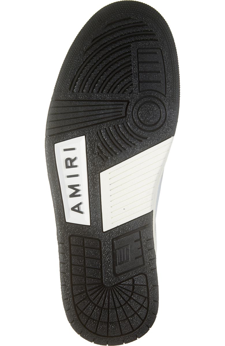 AMIRI Skeleton Low Top Sneaker, Alternate, color, 004 - Black / White