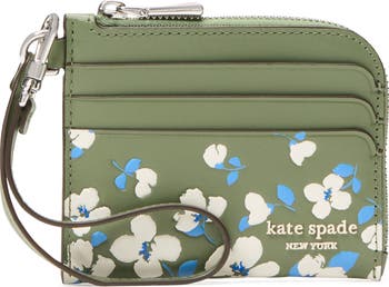 Kate Spade New York devin embossed painterly blooms leather
