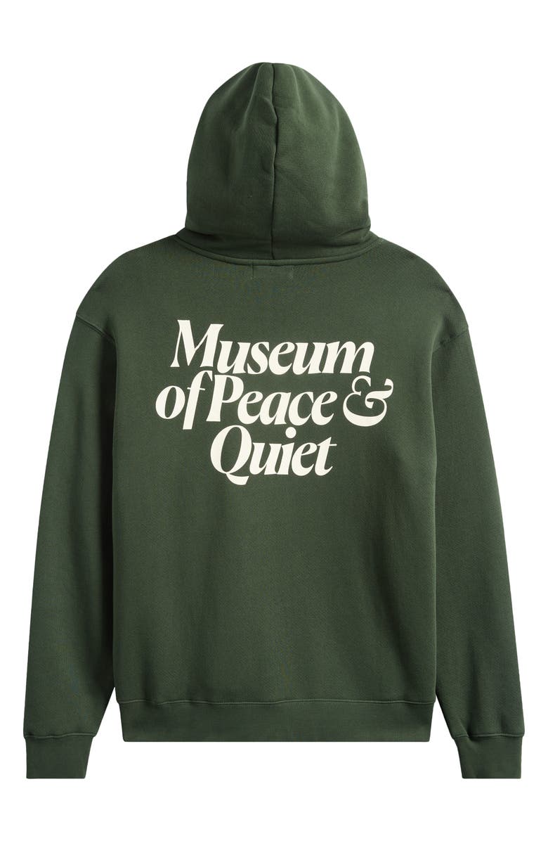 Museum of Peace & Quiet Mid Century Terry Hoodie, Alternate, color, Forest
