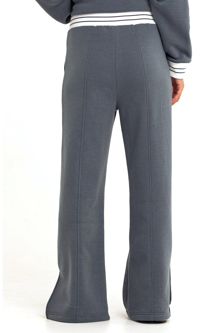 Bellona Triblend Fleece Wide Leg Pants, Alternate, color, RAINDROP / STARGAZER