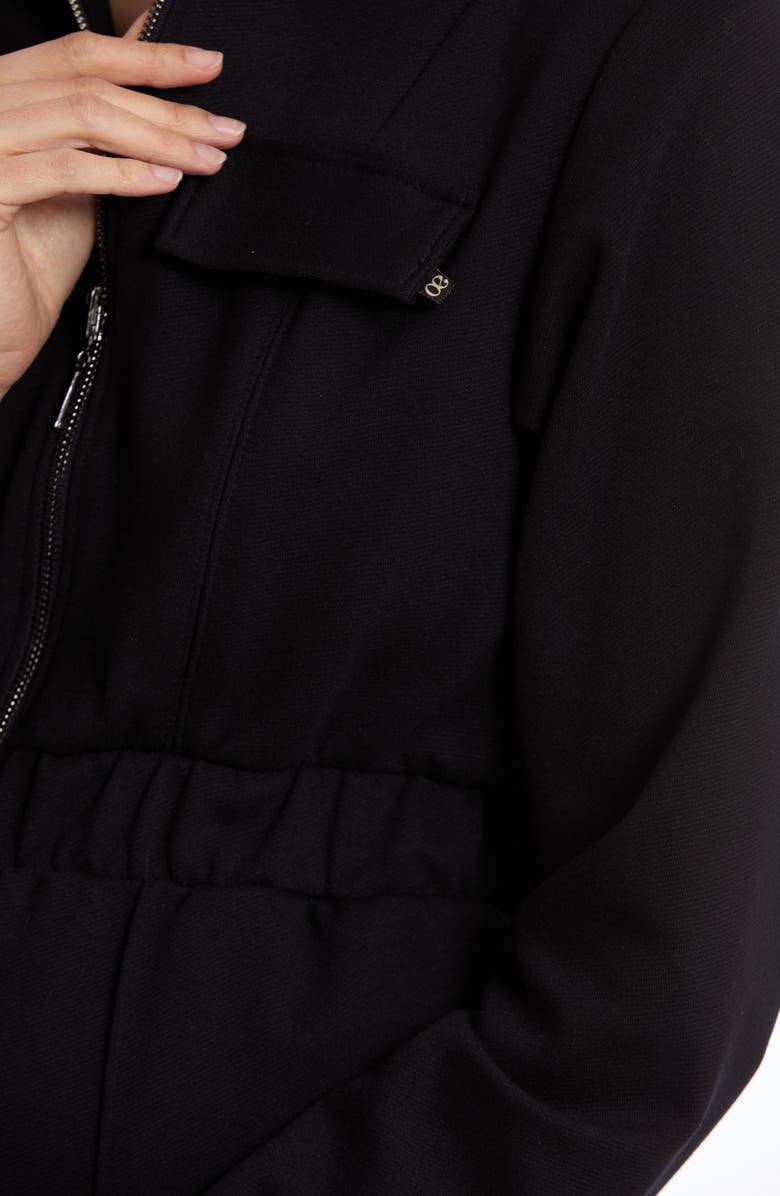 Cache Coeur Pablo Maternity and Pregnancy Jumpsuit, Alternate, color, Black