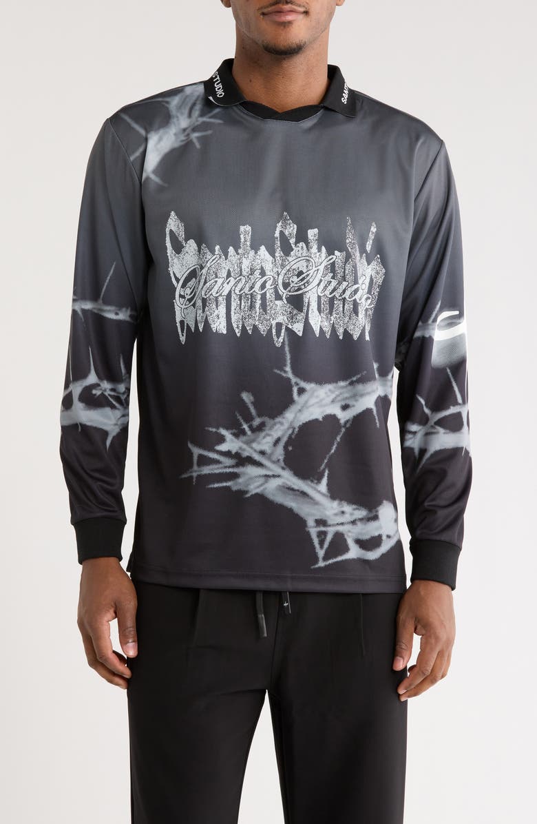 SANTO STUDIO Thorn Club Jersey - Ryan Sheckler Edition, Main, color, Black