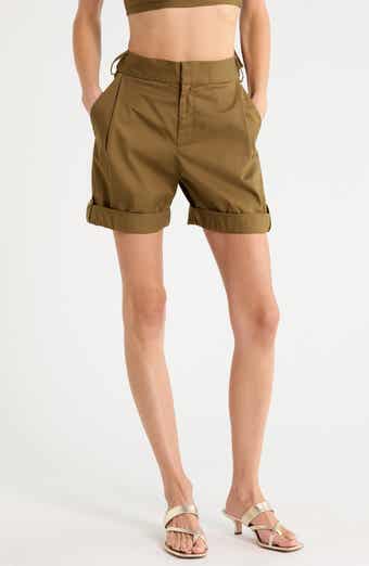 Elio High Waist Cotton Shorts