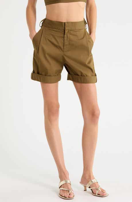 Elio High Waist Cotton Shorts