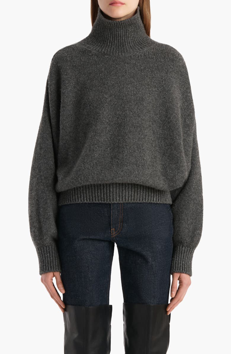 Khaite Willem Oversize Cashmere Turtleneck Sweater, Main, color, 