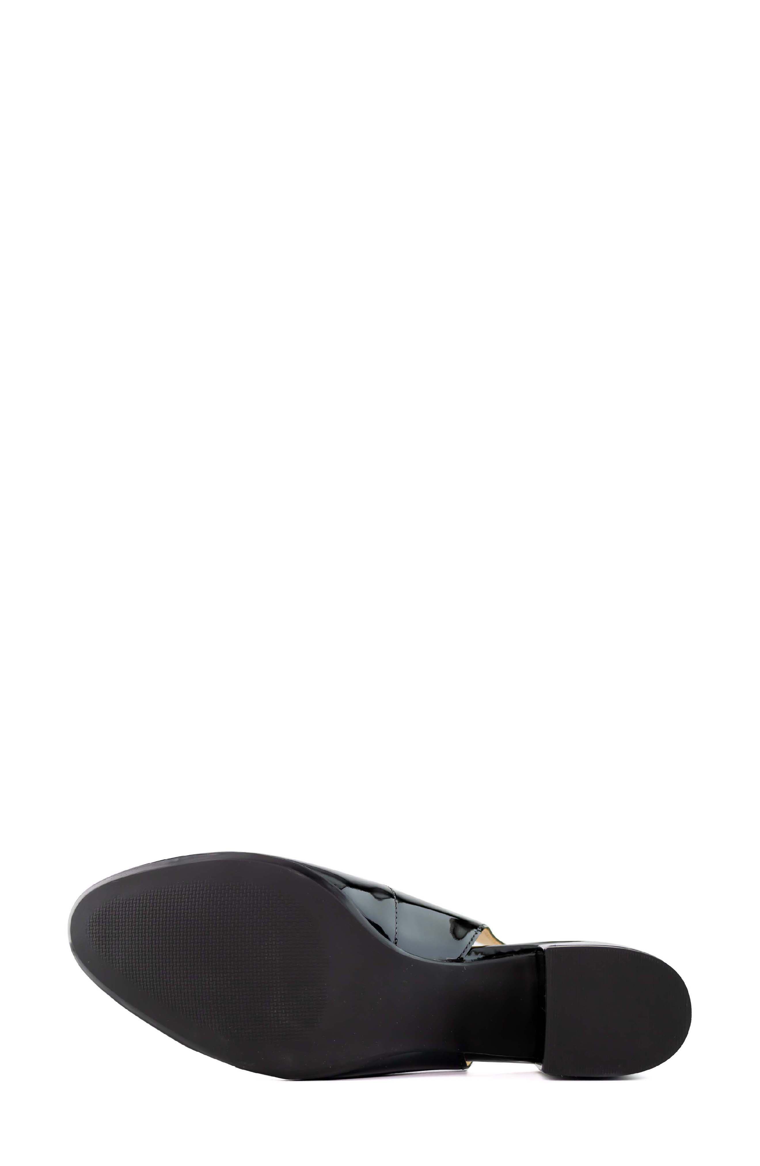 Broad St Slingback Leather Pump, Alternate, color, BLACK SOFT PATENT
