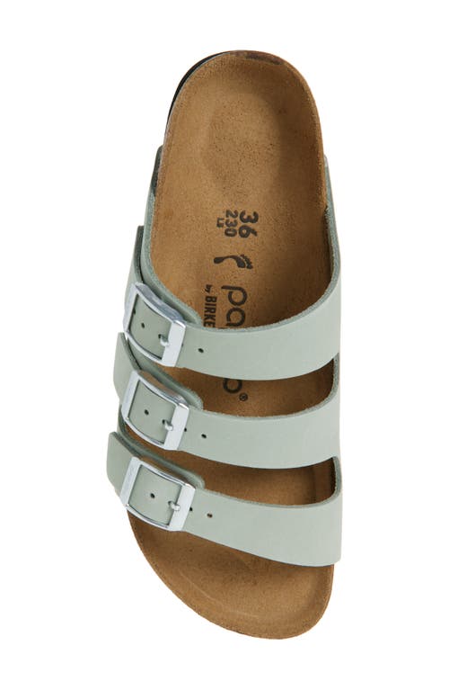 Birkenstock Florida Flex Platform Slide Sandal In Pure Sage