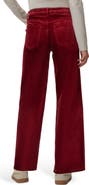 KUT from the Kloth High Waist Straight Leg Velveteen Jeans