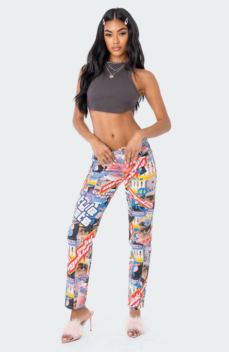 EDIKTED Everyday Ribbed Crop Top, Alternate, color,