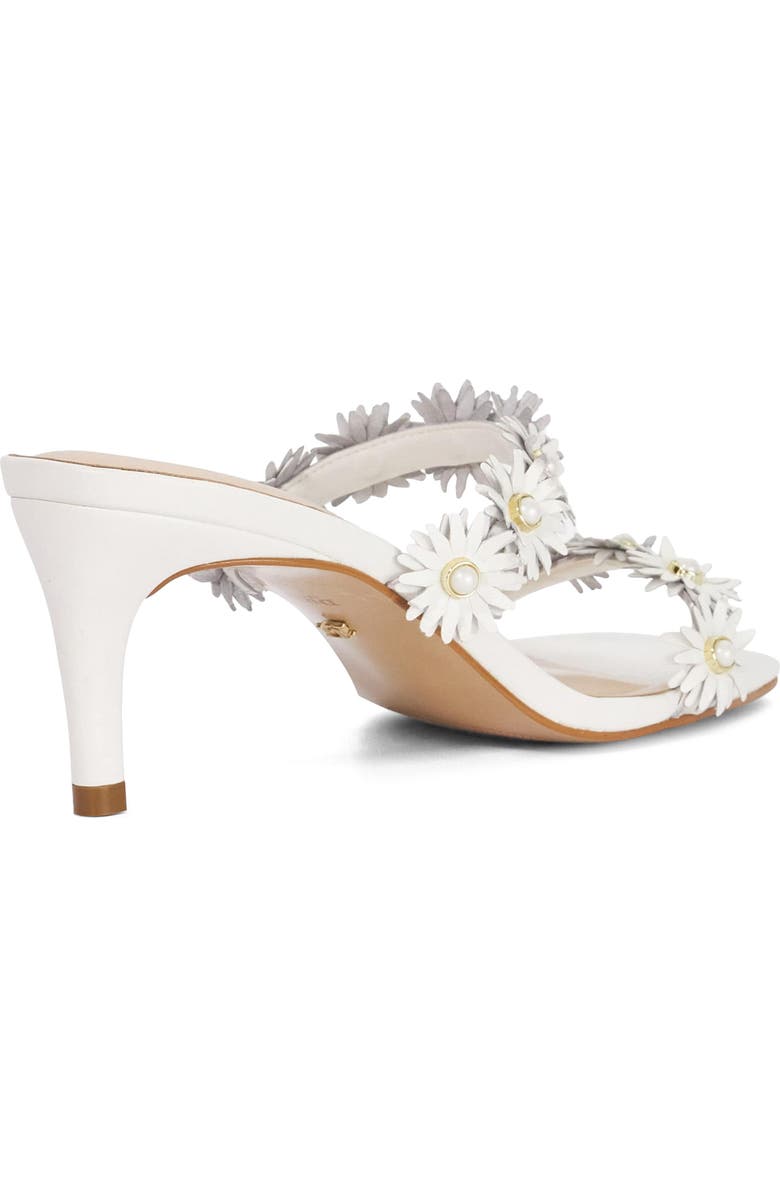 Dune London Maltas Kitten Heel Slide Sandal, Alternate, color, White