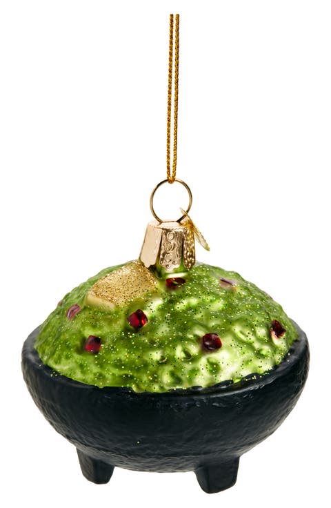 Guacamole Glass Ornament