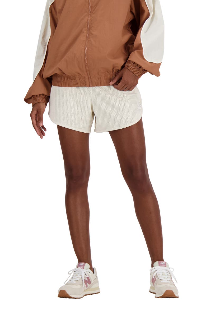 New Balance Athletics Mesh Running Shorts, Alternate, color, Linen