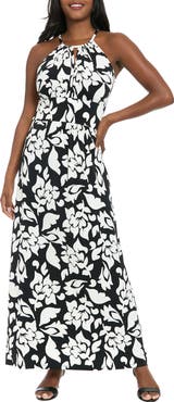 London Times Morris Floral Maxi Dress