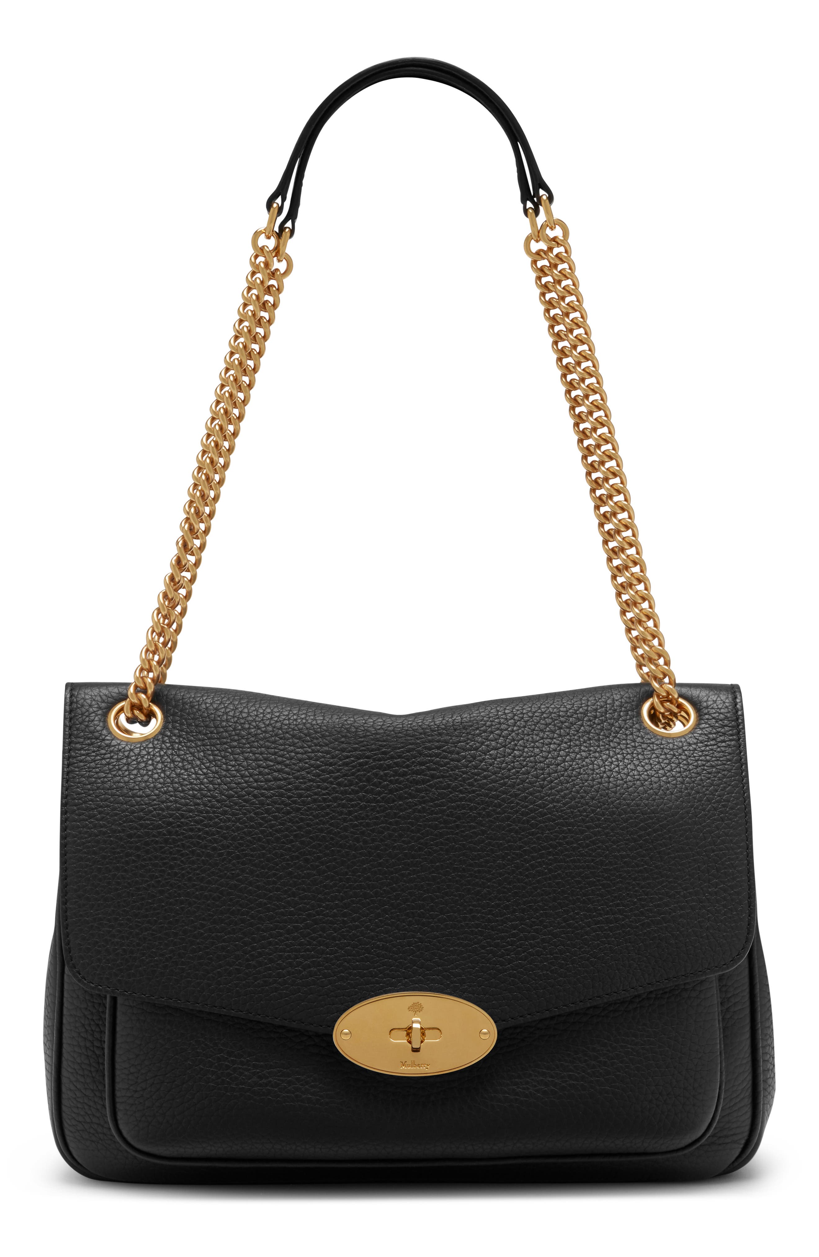 Darley Leather Convertible Shoulder Bag, Main, color, BLACK