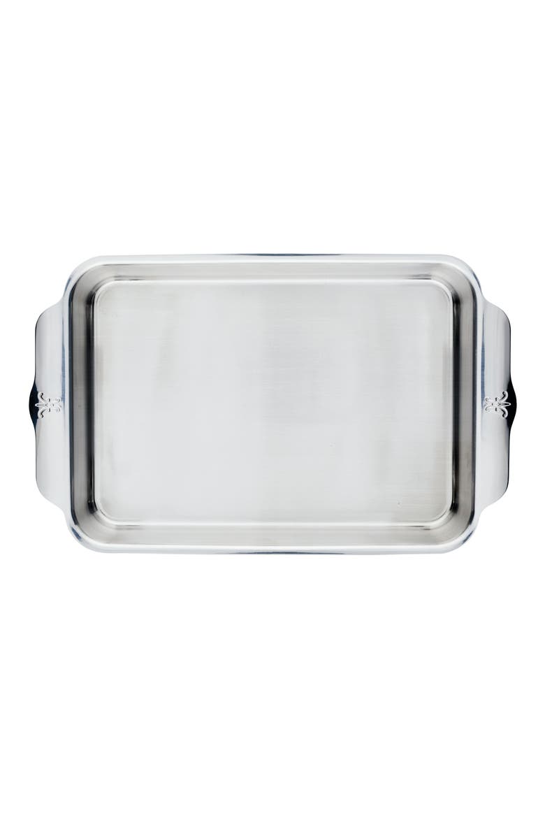 OvenBond Stainless Steel Rectangular Baking Pan, Main, color, STAINLESS STEEL