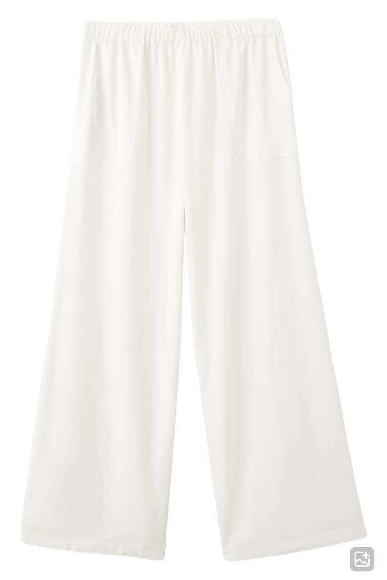 Straight-Leg Pants, Alternate, color, OFF WHITE