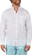 Kenny Flowers The Casa Blanca - Long Sleeve White Linen Shirt