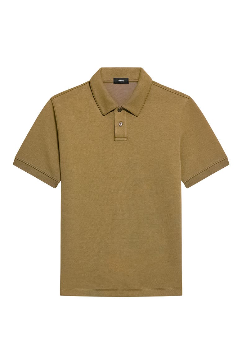 Delroy Double Piqué Polo, Alternate, color, DUFFLE