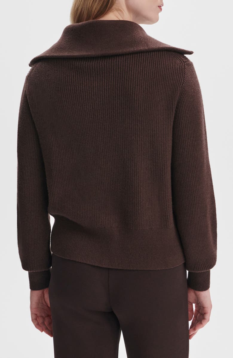 Varley Enrico Knit Zip Jacket, Alternate, color, Coffee Bean