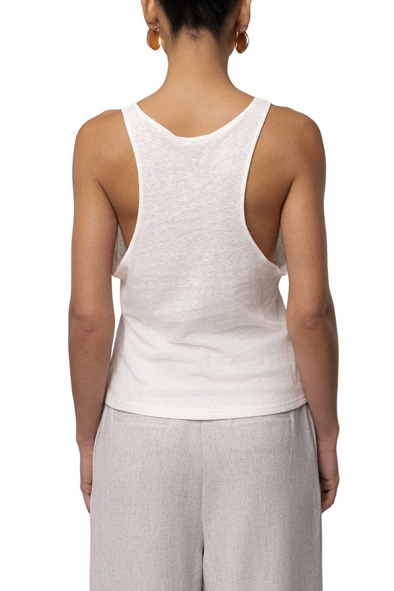 Classic Scoop Neck Tank, Alternate, color, Ivory