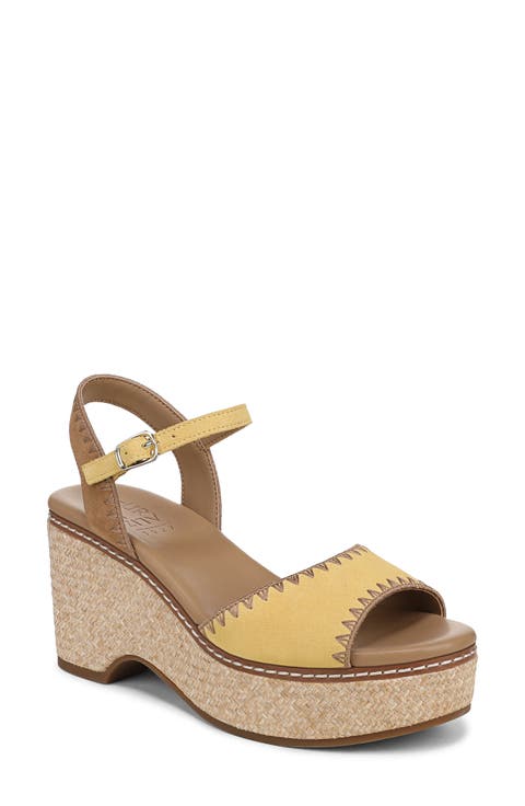 Della Platform Ankle Strap Sandal (Women)