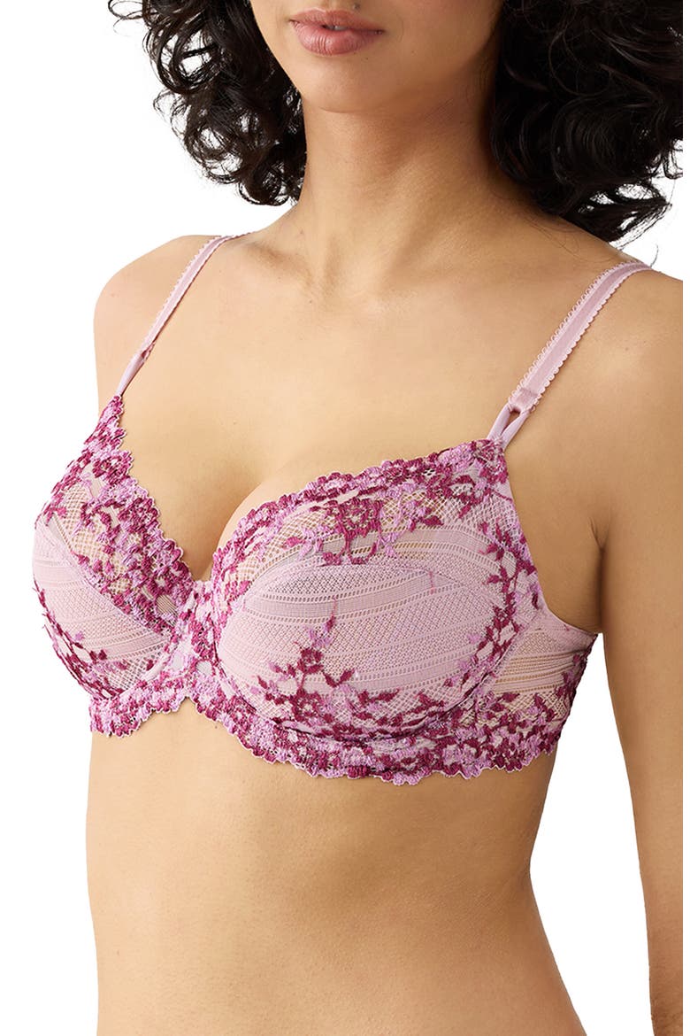 Embrace Lace® Underwire Bra, Alternate, color, KEEPSAKE PURPLE