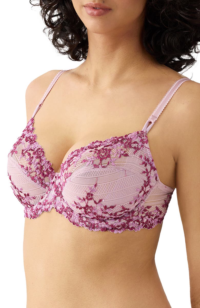 Wacoal Embrace Lace<sup>®</sup> Underwire Bra, Alternate, color, Keepsake Purple