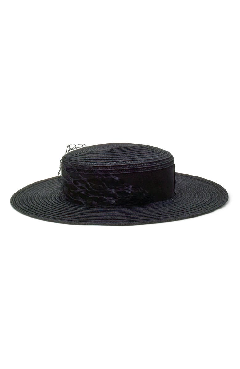 Gigi Burris Millinery Priya Boater Hat, Alternate, color,