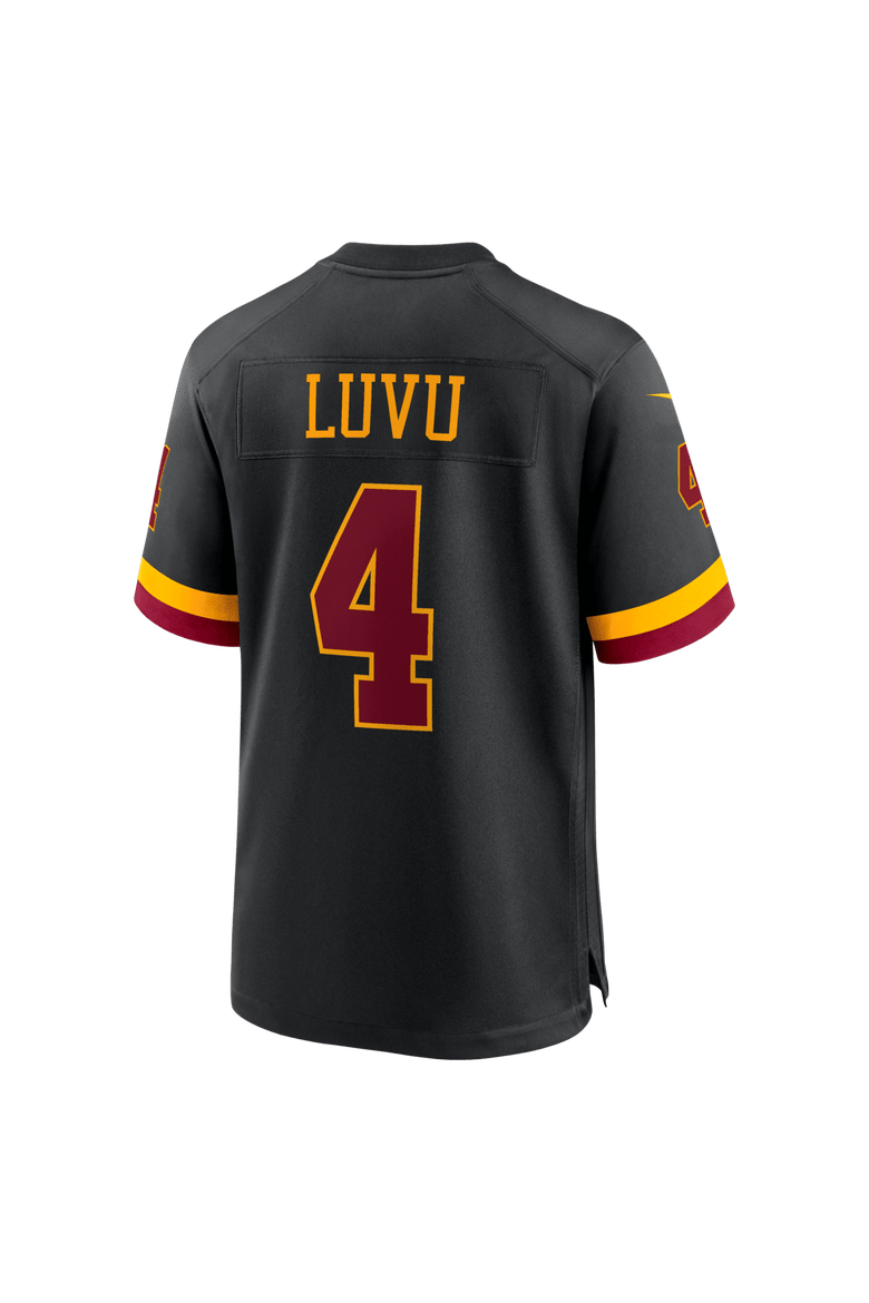 Men's Nike Frankie Luvu Black Washington Commanders Hail Raiser Alternate Game Jersey, Alternate, color, Black